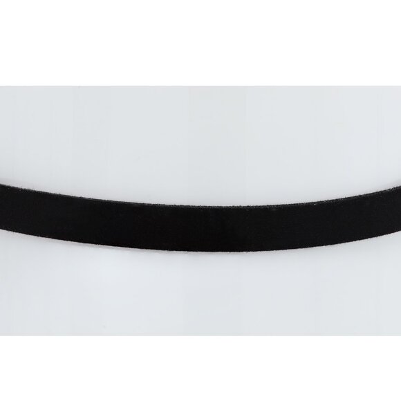 Black Choker Adjustable 12.5' - 15' inch Classic Trendy Choker  #2 - Picture 11 of 12